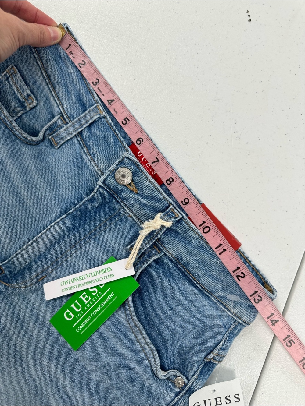 Guess Malibu Wash 5 Pocket Denim Pencil Skirt Y2K 90s Downtown Girl LA 6/28 - Picture 7 of 11